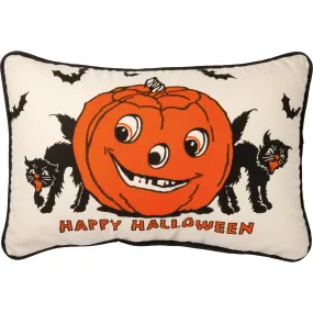 Happy Halloween Vintage Pillow