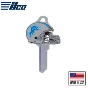 Ilco - NFL TeamKeys - Helmet Edition - Key Blank - Detroit Lions - SC1 (5 Pack)