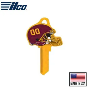 Ilco - NFL TeamKeys - Helmet Edition - Key Blank - Washington Football Team - SC1 (5 Pack)