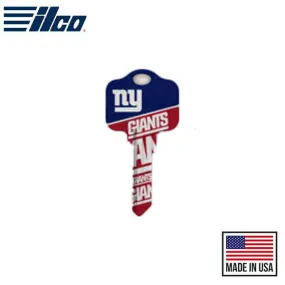 Ilco - NFL TeamKeys - Key Blank - New York Giants - SC1 (5 Pack)