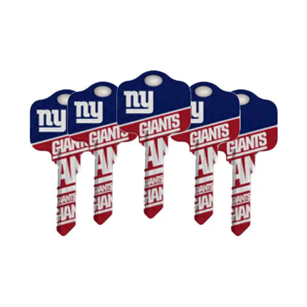 Ilco - NFL TeamKeys - Key Blank - New York Giants - SC1 (5 Pack)