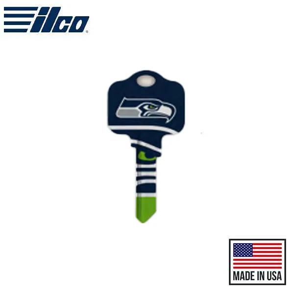 Ilco - NFL TeamKeys - Key Blank - Seattle Seahawks - SC1 (5 Pack)