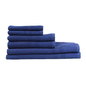 Indigo Towel Set, Classic Style