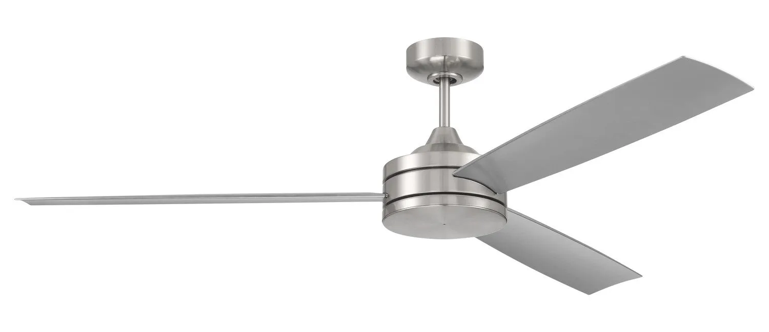 Inspo 62" Ceiling Fan in Brushed Polished Nickel