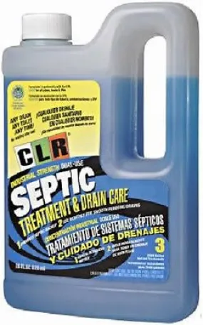 JELMAR CLR SEP-6 28 oz SEPTIC SYSTEM TREATMENT & DRAIN CARE CLEANER - Quantity of 3 bottles