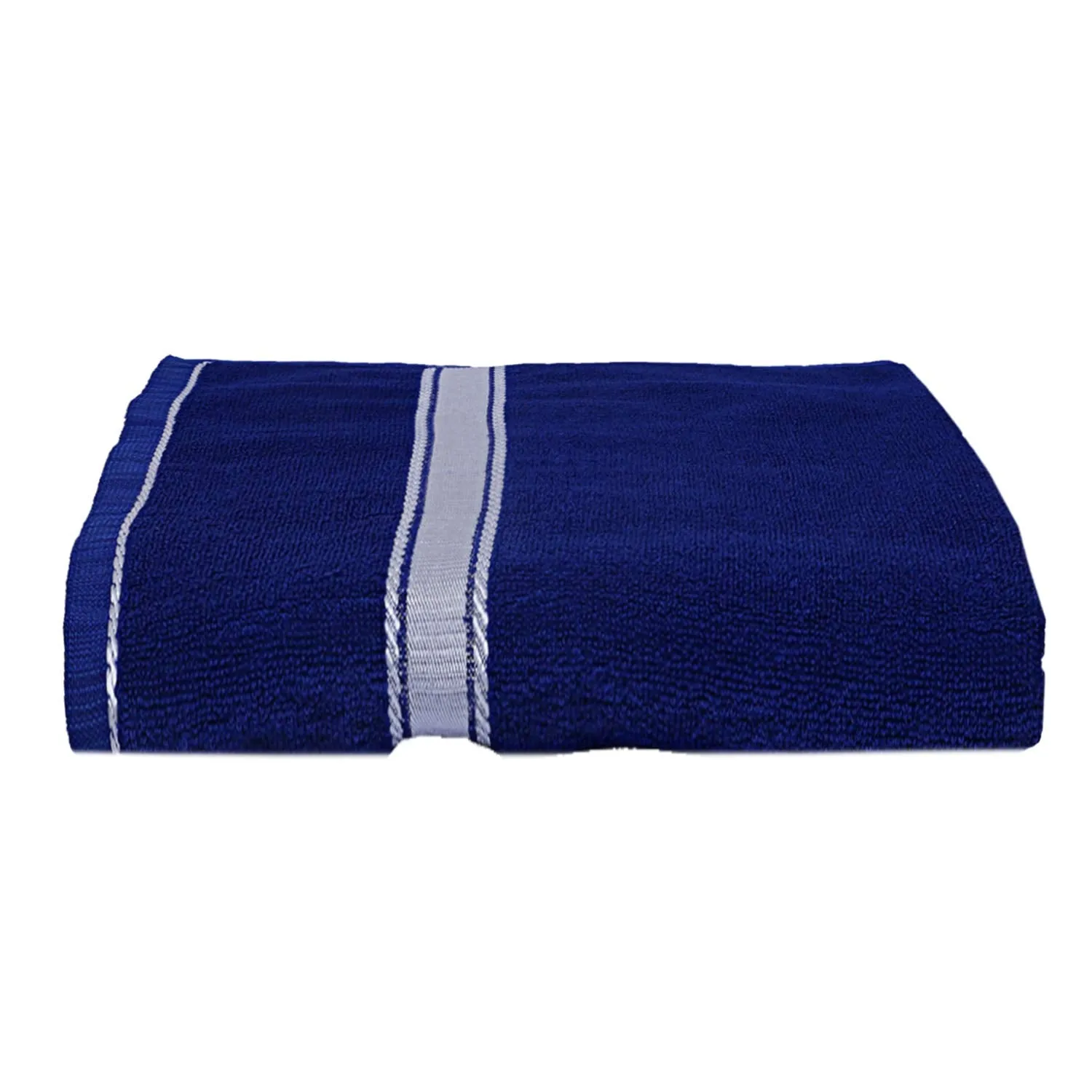 Kuber Industries Polyster 3 Pieces Full Size Bath Towel 30" x 60"(Blue)