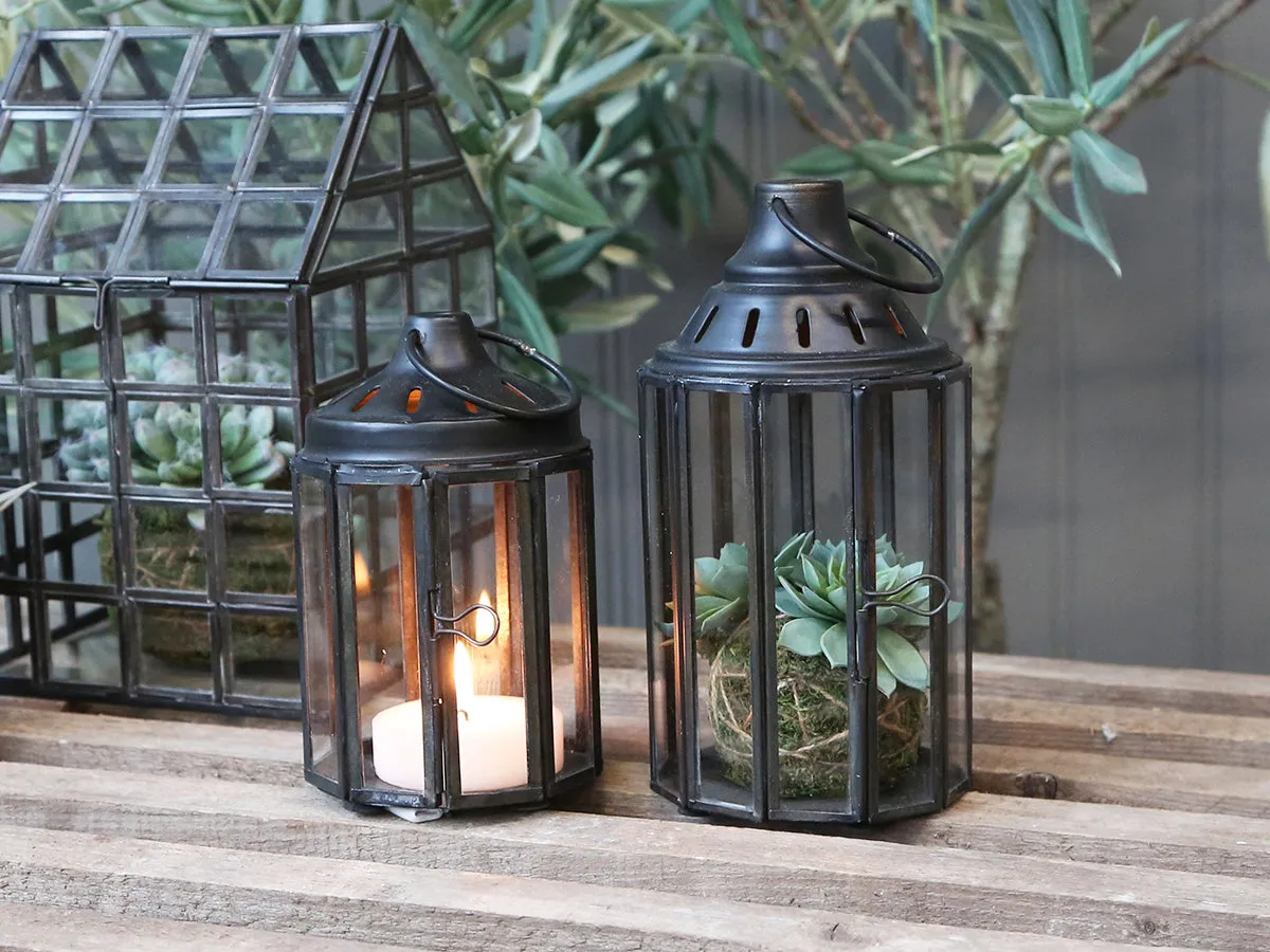 Lantern Pillar Black - Small