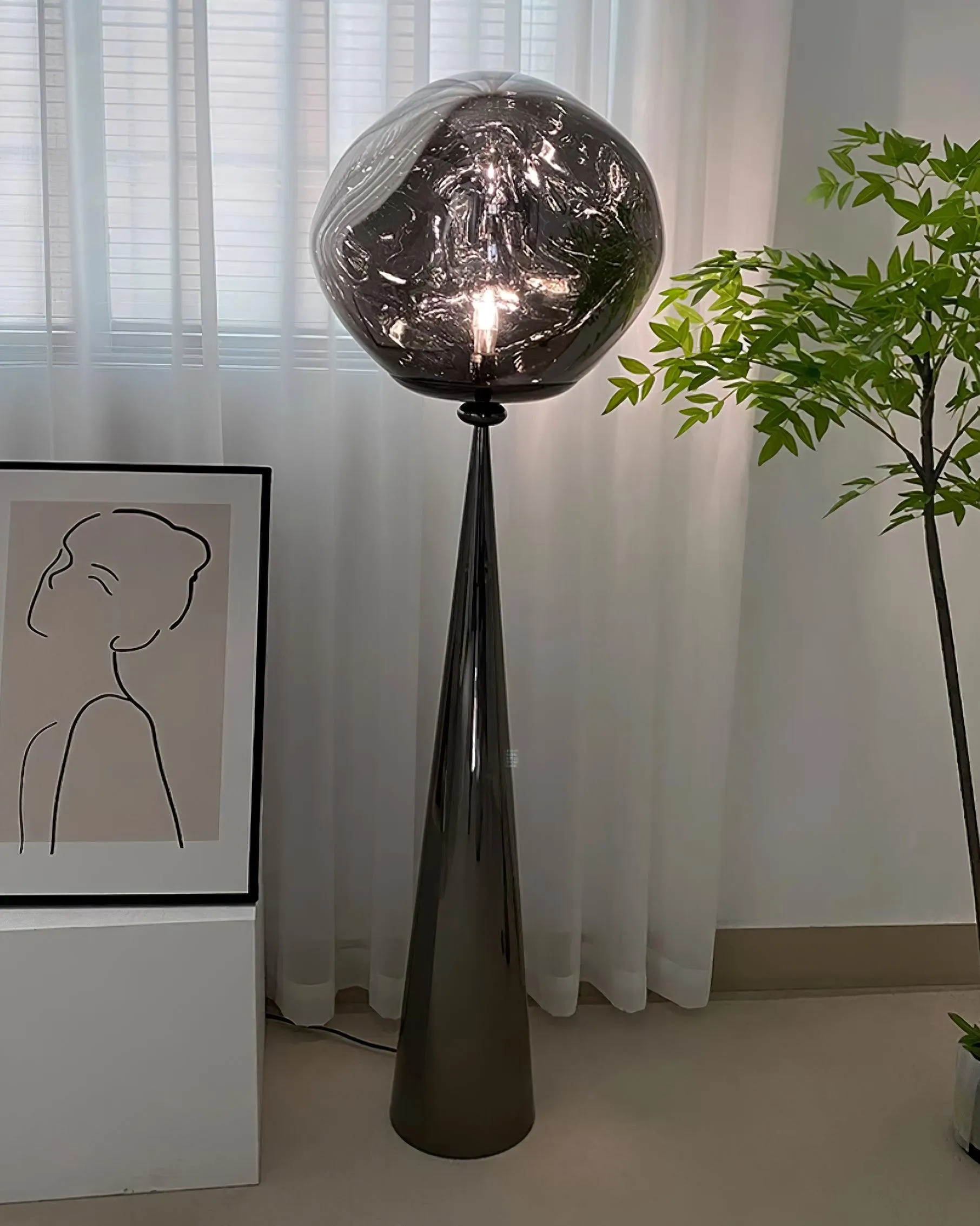 Lava Cone Fat Floor Lamp