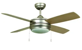 Laval 44" 1-Light Ceiling Fan in Brushed Satin Nickel