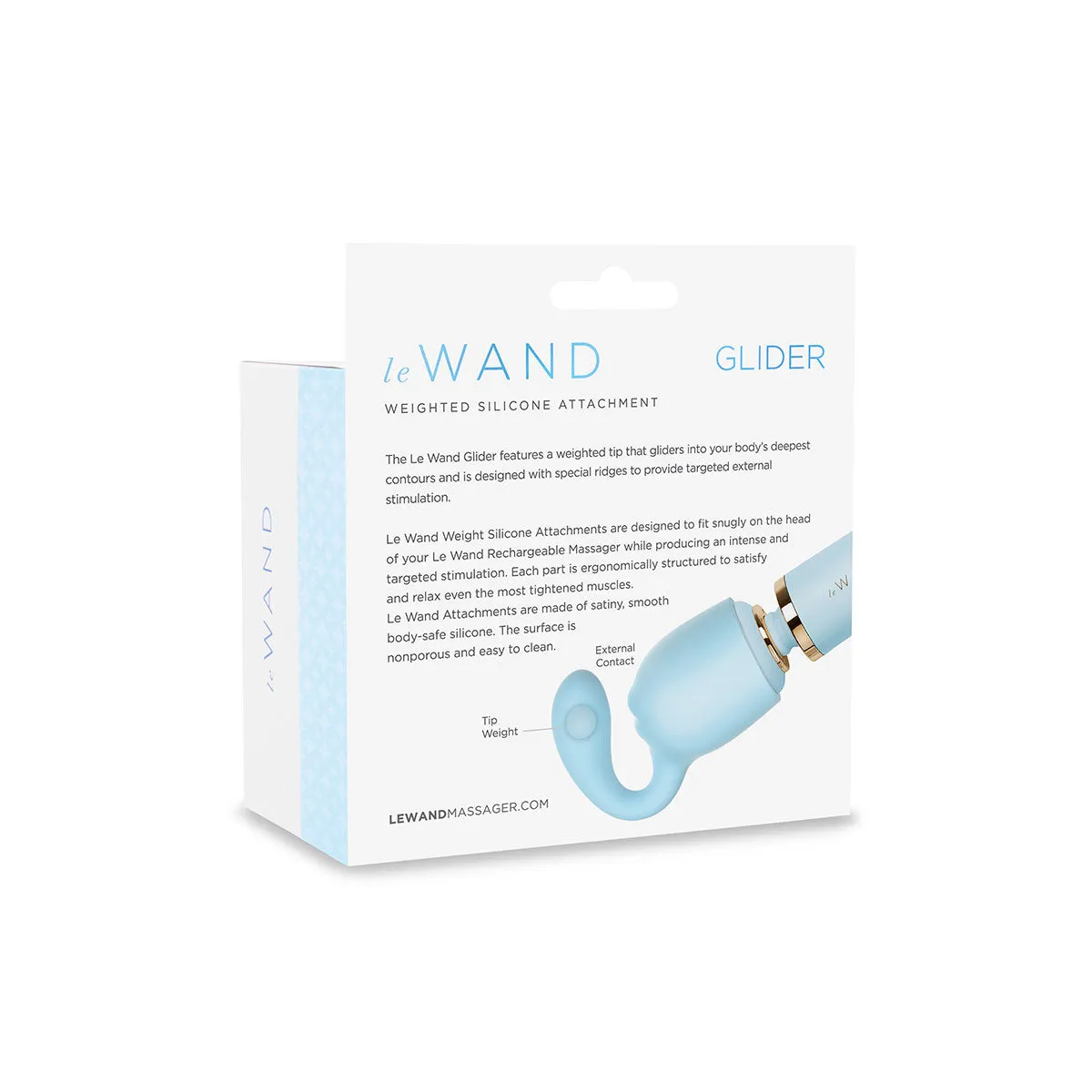 Le Wand Glider Weighted Silicone Attachment