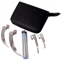 LED 4 Blade Laryngoscope Set