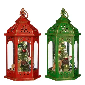 LED Christmas Lanterns 33cm | 2 Assorted Designs