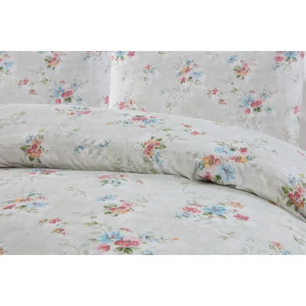 Lewis's Meadow Duvet Set - Sage