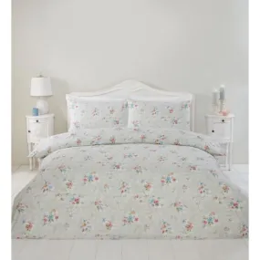 Lewis's Meadow Duvet Set - Sage