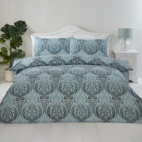 Lewis's Savoir Duvet Set - Blue