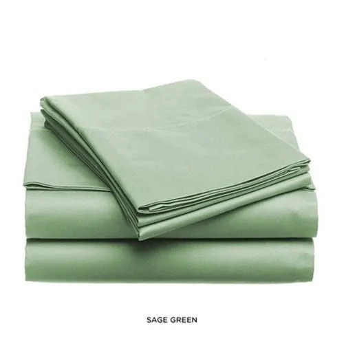 Luxurious Soft Light Solid Color Bed Sheet Set