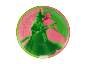 Maxwell & Williams Wicked Magical Coupe Side Plate 19cm - Pink & Green Forever