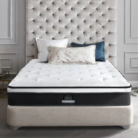 Medium-Firm Euro Top King Mattress with Bonnell Springs - Giselle Bedding