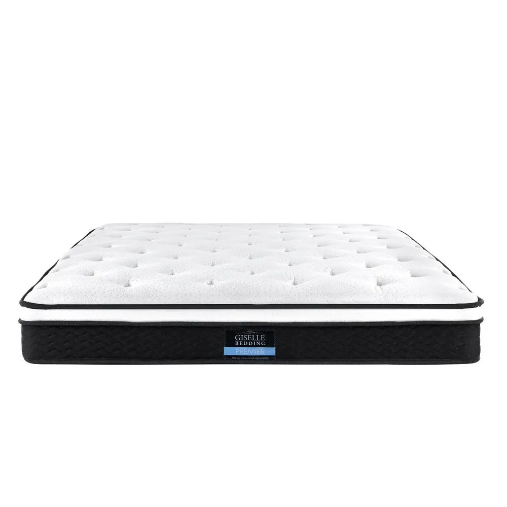 Medium-Firm Euro Top King Mattress with Bonnell Springs - Giselle Bedding