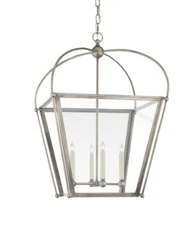 Medium Plantation Lantern, Antique Nickel