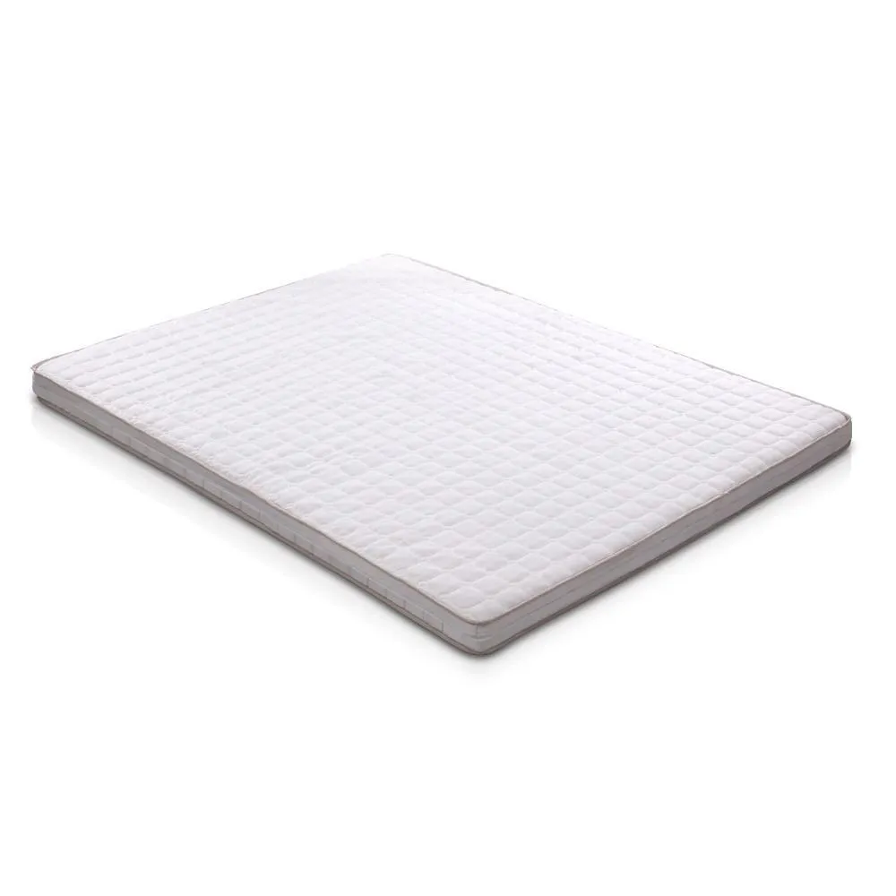 Memory Foam Mattress Topper Bed Underlay Cover King 7cm