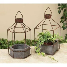 Metal & Magnesium Lantern/Planter