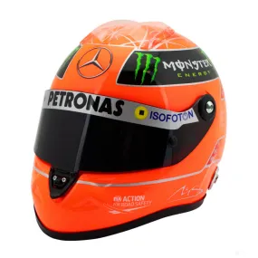 Michael Schumacher Mini Helmet,  Last Race, 1:2 scale, Red, 2020