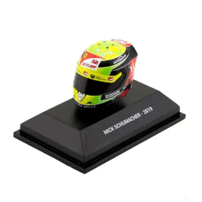 Mick Schumacher Mini Helmet, 1:8 scale, Green, 2019