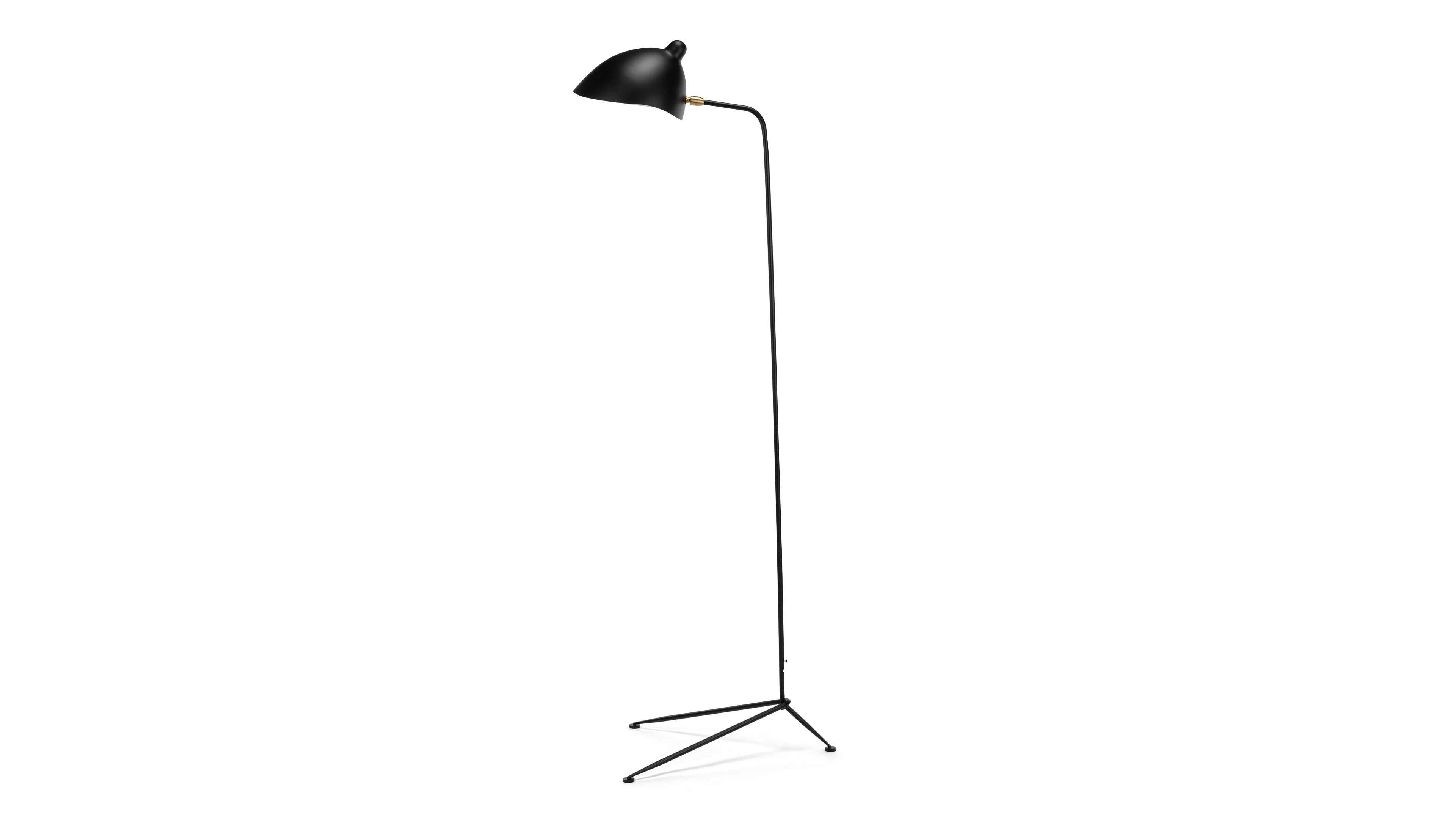 Mouille - Mouille Single Floor Lamp, Black