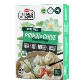 Mrs. Tran's Kitchen Prawn & Chive Dumplings (500g) - FROZEN PRODUCT, VIC PICKUP