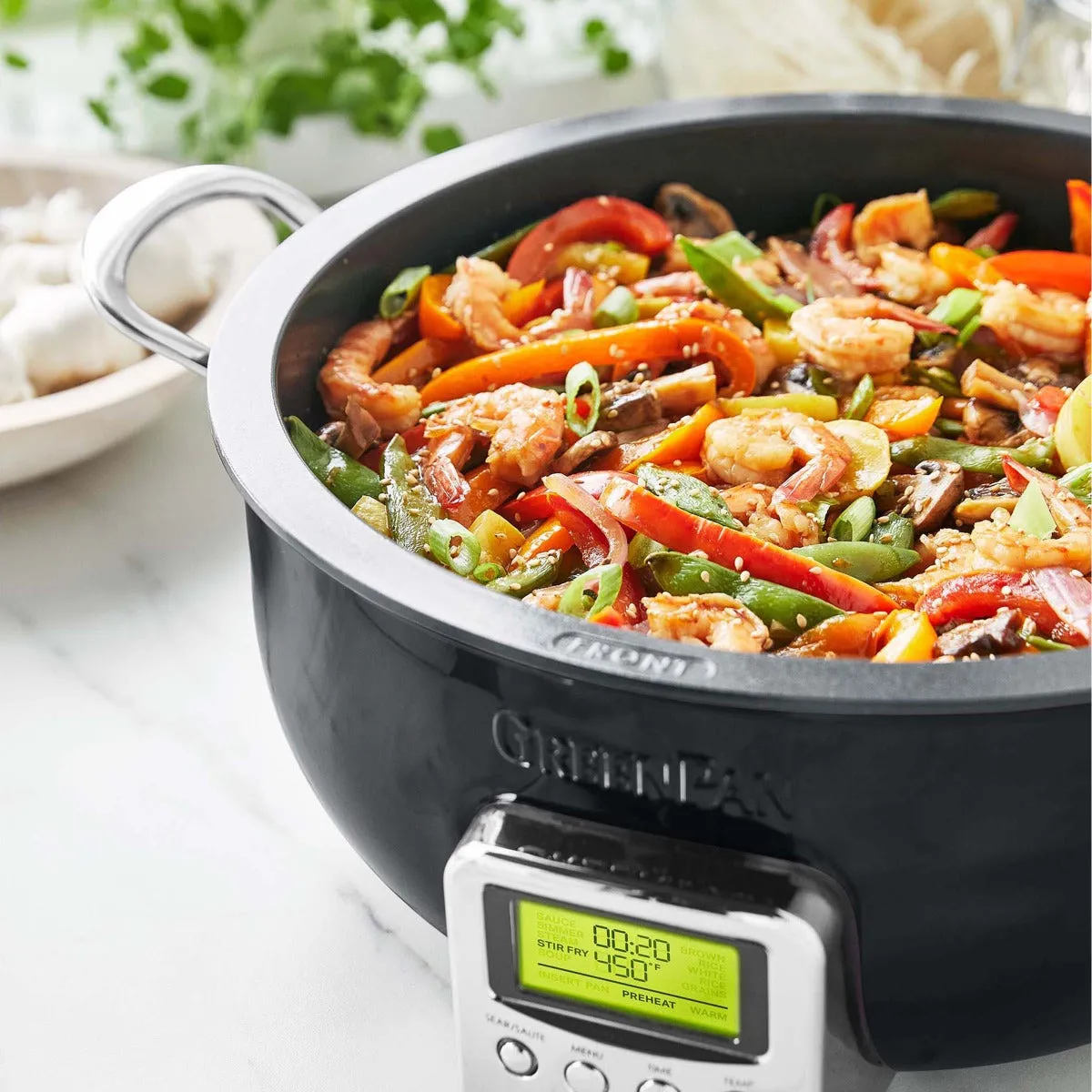 Multifunction Deep Electric Skillet | Black