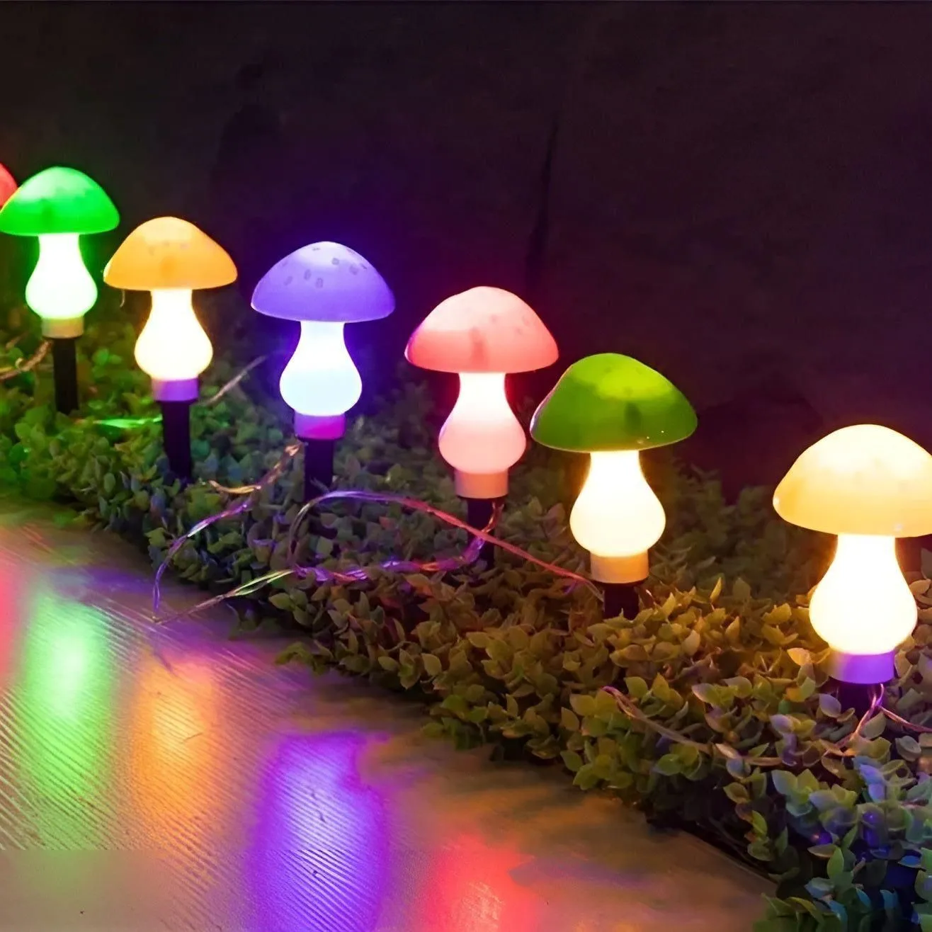 MushroomTwinkle Light - Wasserdichte Pilz Solar Feenlichter