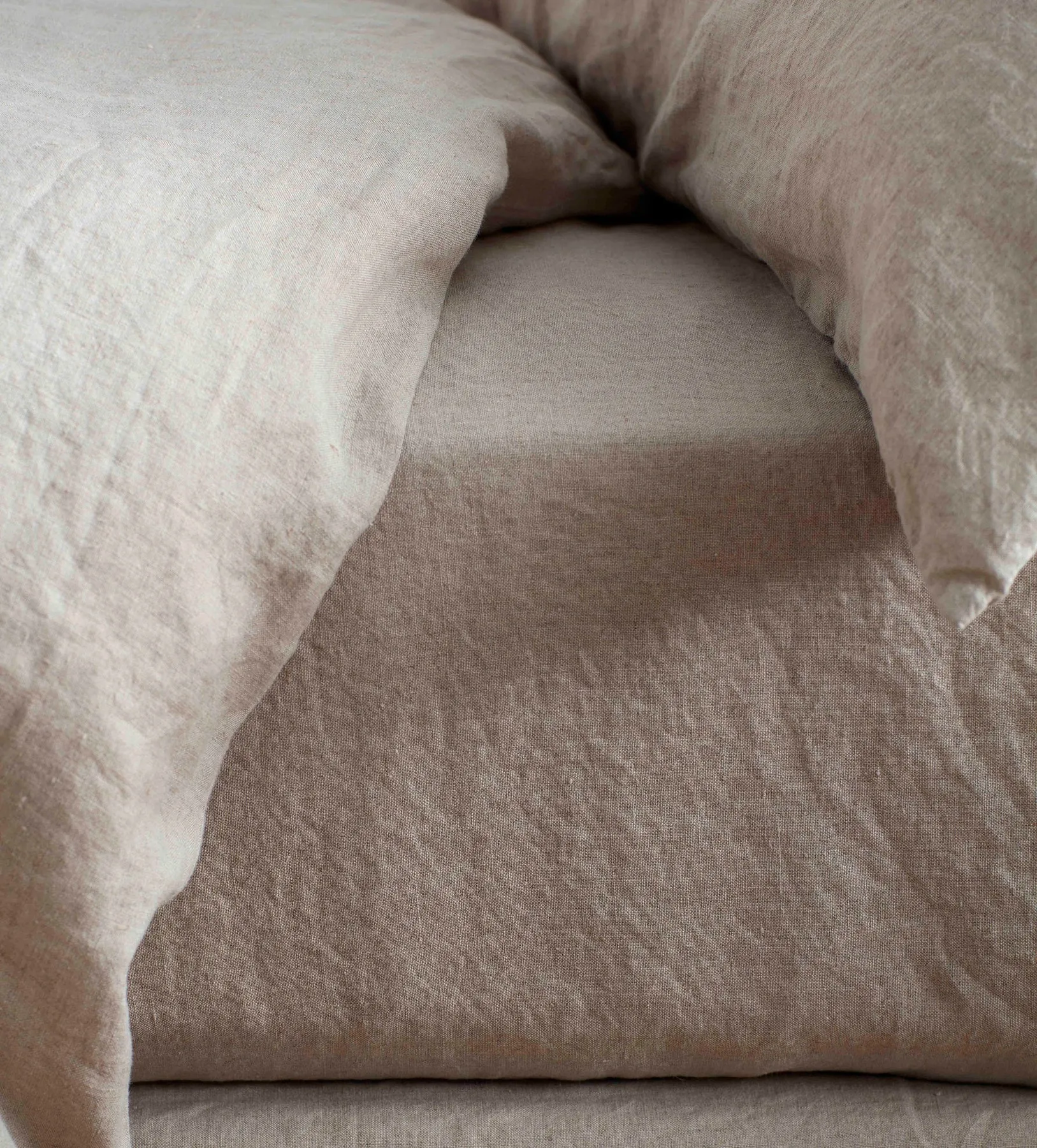 Natural 100% Linen Extra Deep Fitted Sheet - 40cm Depth