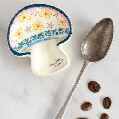 Natural Life Mushroom Trinket Ring Dish