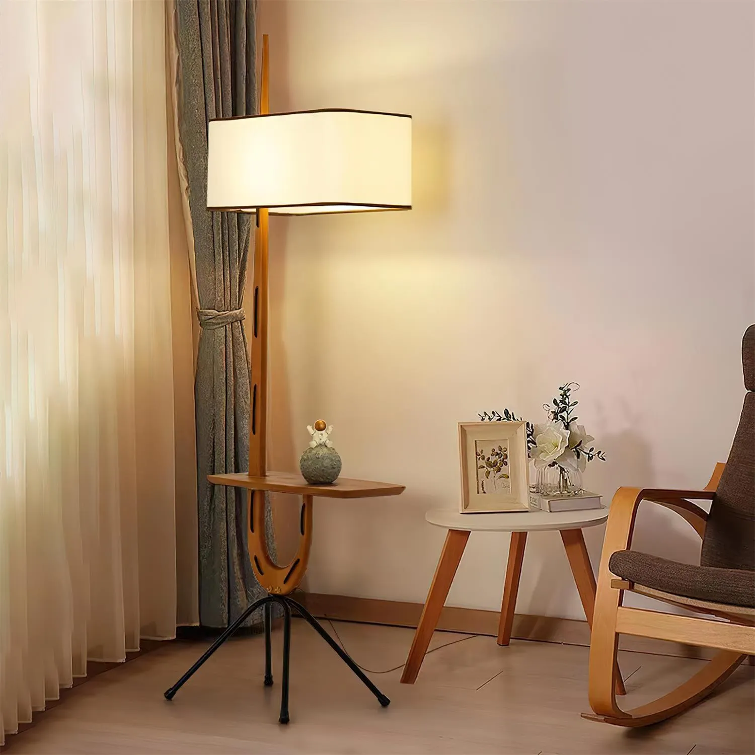 Nauta Wood Floor Lamp