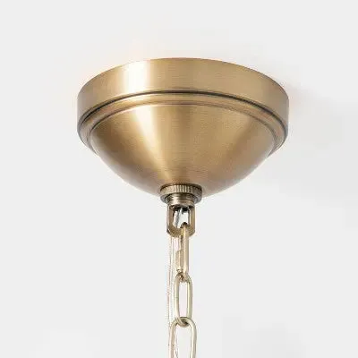 New - Medium Dome Metal Pendant Brass - Threshold designed with Studio McGee