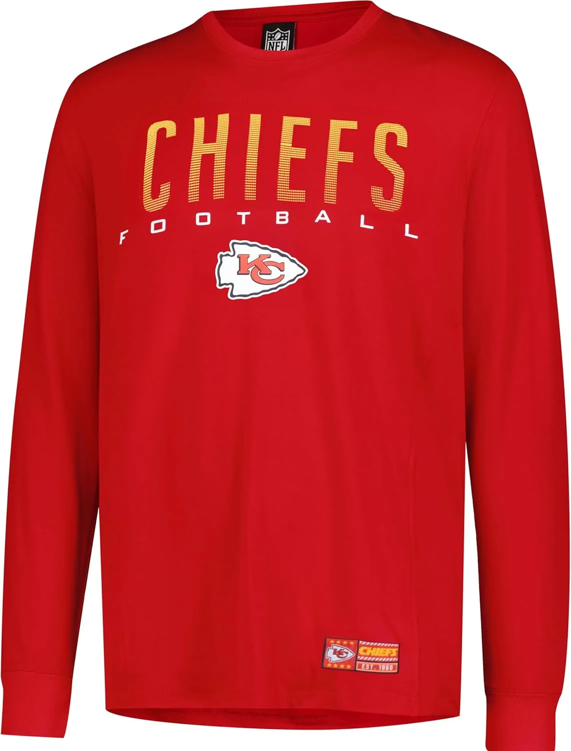 NFL Official Super Soft Game Day Long Sleeve T-Shirt|Kansas City Chiefs