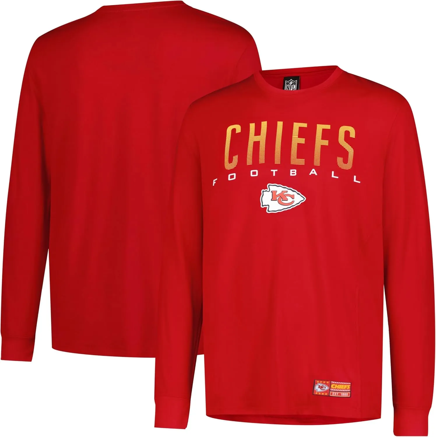 NFL Official Super Soft Game Day Long Sleeve T-Shirt|Kansas City Chiefs