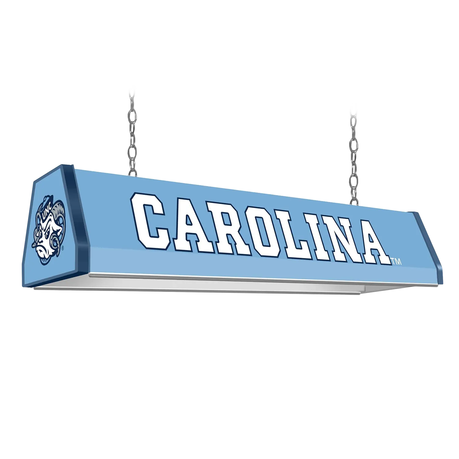 North Carolina Tar Heels: Standard Pool Table Light Carolina Blue / Mascot Cap