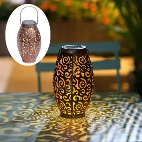 Outdoor Patio Decor Solar LED Vintage Lanterne Hanging Light