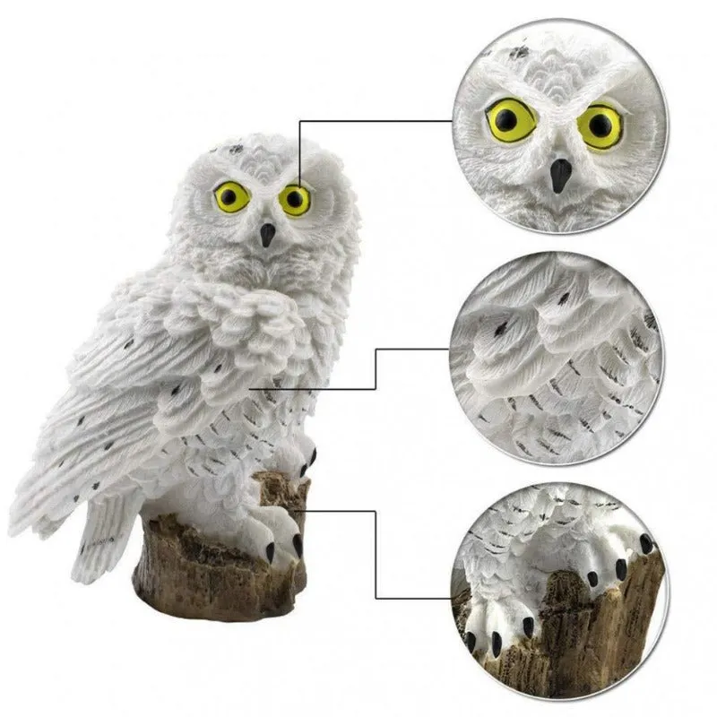 Outdoors Owl Solar Energy Garden Light