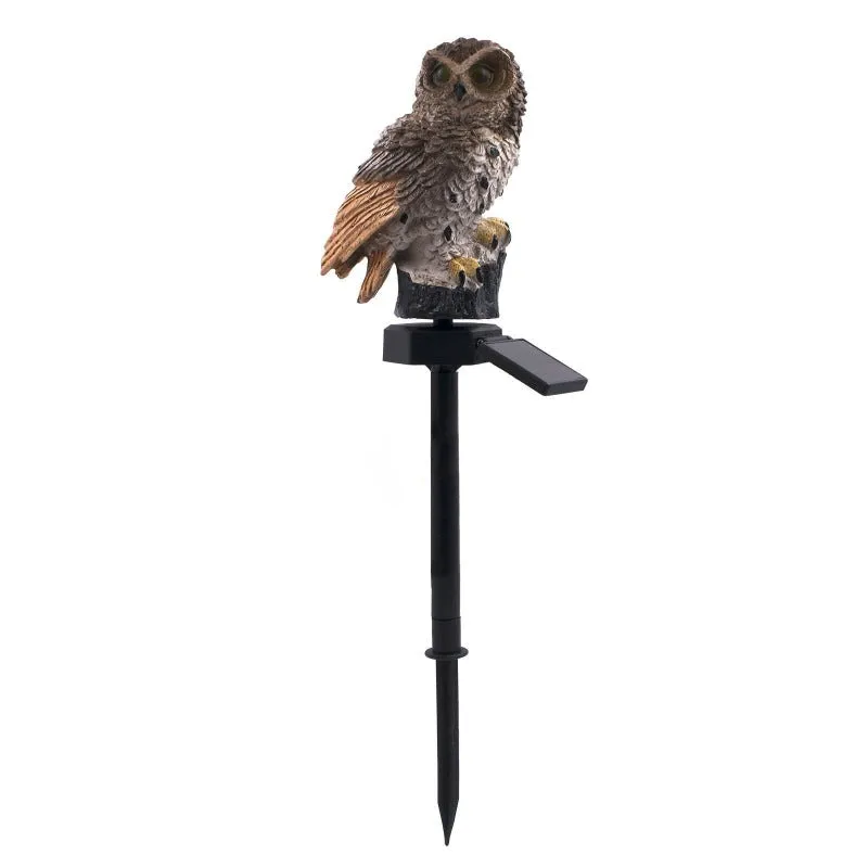 Outdoors Owl Solar Energy Garden Light