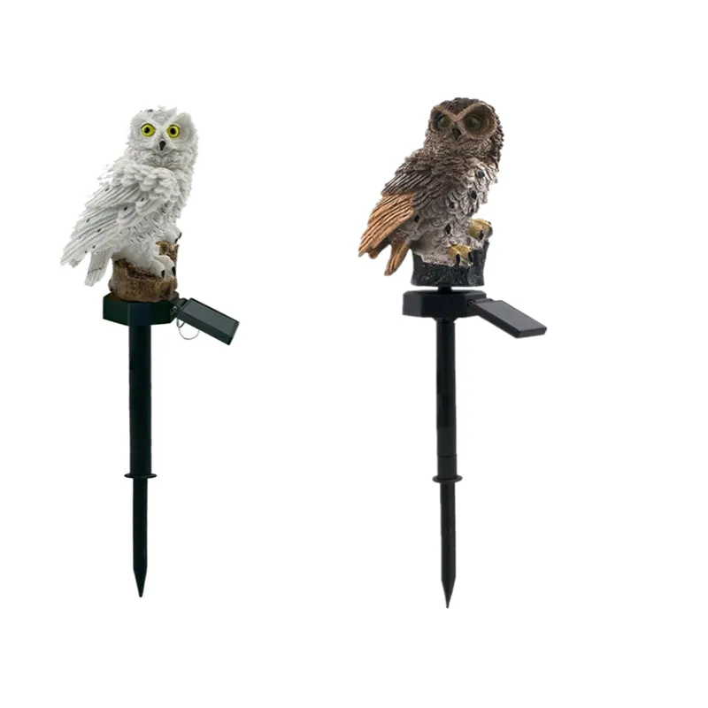 Outdoors Owl Solar Energy Garden Light