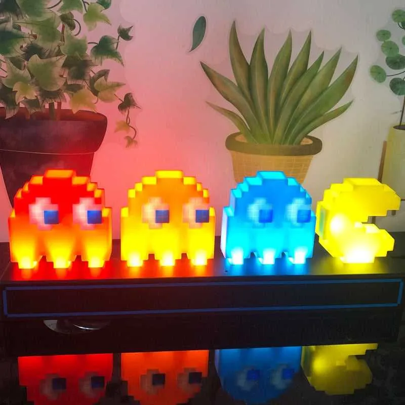 Pac Man Ghost Light Table Lamp