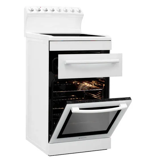 Parmco 540mm White Ceramic Freestanding Stove FS54CER