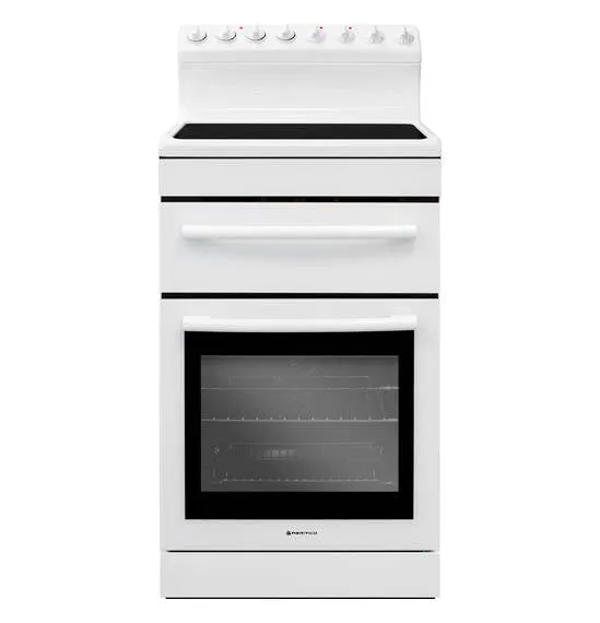 Parmco 540mm White Ceramic Freestanding Stove FS54CER