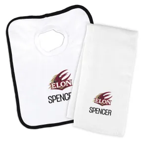 Personalized Elon Phoenix Bib and Burp Cloth Set