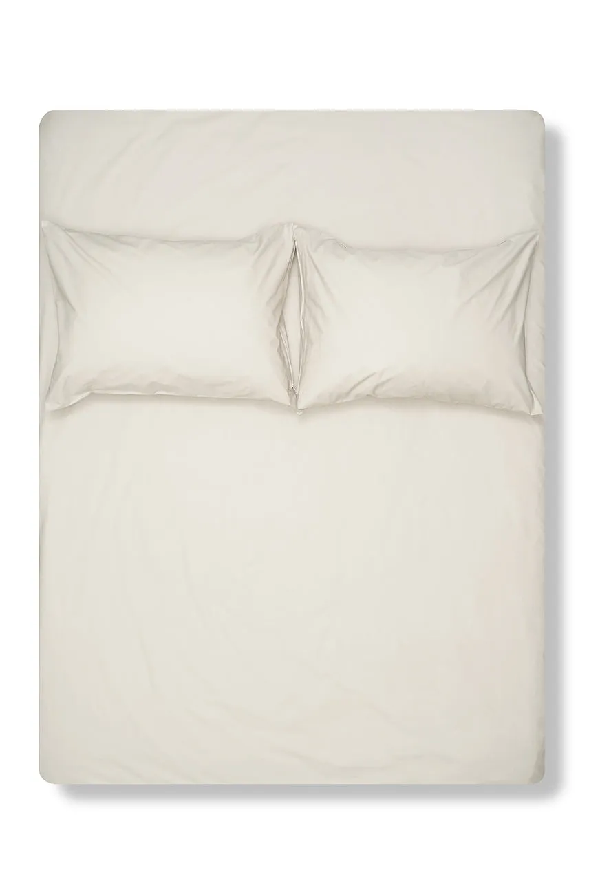 Pima Cotton Percale Bedding in Mid Grey Color