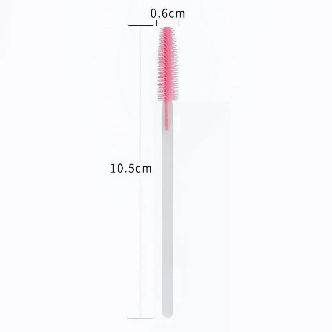 Pink Silicone Lash Wands