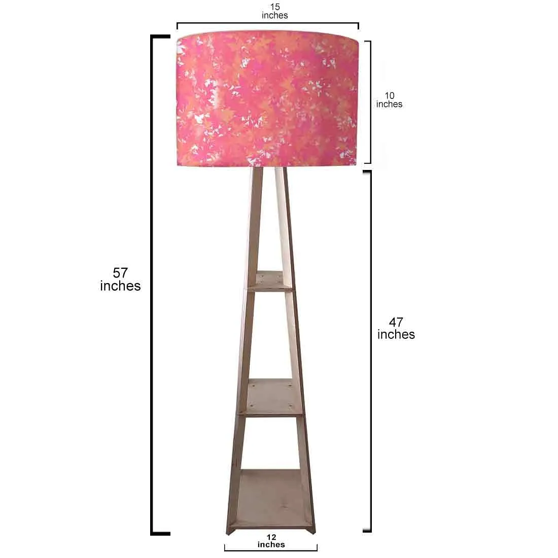 Pink Tripod Floor Lamps Night Light for Living Room